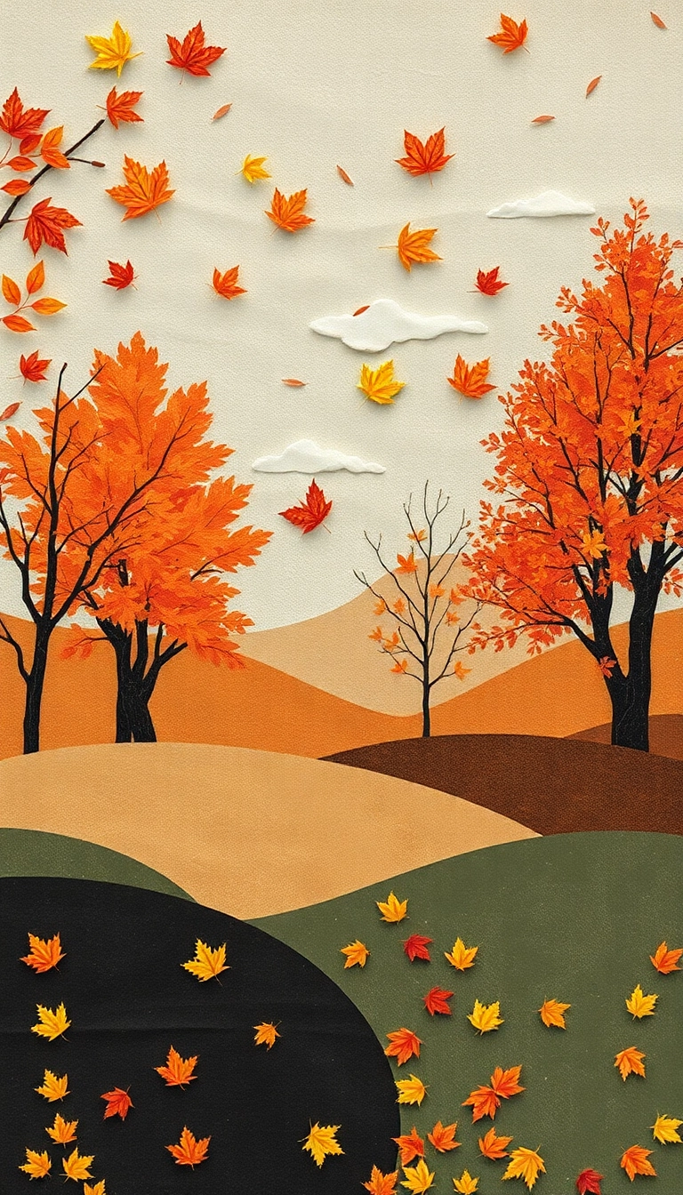 autumn landscape 3D